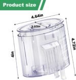 Replacement 7-Cup Pusher & Sleeve Assembly for Cuisinart DLC-10 & DFP-7 Series | Fits DLC-118BGTXT1, DLC-117BGTXT-1, FP-631AGTXT-1 Food Processor Work Bowl - Image 4