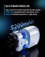 Security Cameras Wireless Outdoor, 2.5K WiFi Battery Powered Cameras for Home Security with AI Motion Detection, Color Night Vision, IP66 Weatherproof, 2-Way Audio, SD/Cloud Storage - Image 4