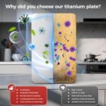 Titanium Cutting Boards for Kitchen,100% Pure Titanium Cutting Board Set of 3, Double Sided Non Toxic Cutting Board, Hygiene Durable Dishwash - Image 4