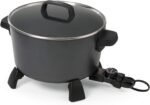 Presto 06009 10-Quart Kitchen Kettle XL Multi-Cooker, Steamer and Deep Fryer, Black - Image 3