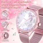 Smart Watch for Women - Make/Answer Call, 1.32" IP67 Waterproof Fitness Watch with Heart Rate Sleep Monitor, 100+ Sports Modes Activity Tracker, Step Counter Smartwatch (Violet) - Image 3