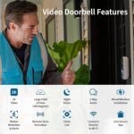 Arlo Essential Whole Home Security Bundle | Outdoor, Indoor, Video Doorbell Camera |2K Resolution|2nd Gen|Indoor - Outdoor - Image 5