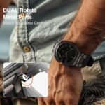 ULTIMAL Watch Band for Samsung Galaxy Watch Ultra 47mm (2025/2024) Compatible with Samsung Watch Strap Bands for Men Sport Bands for Watch Rugged Premium TPU & Metal (Black+Grey) - Image 3