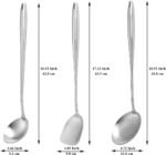 Berglander Wok Spatula Set, Stainless Steel Kitchen Cooking Utensils - 17" Wok Tools: Spatula, Ladle, Skimmer - Image 3