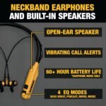DEWALT Ultimate Jobsite Audio Bundle – Wireless Earbuds, Clip-On Speaker, & Neckband Earphones - Image 3