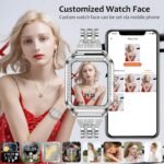Efolen Smart Watches for Women with Diamonds (Answer/Make Call), 1.57'' Bluetooth Smartwatch for Android iOS Phones, Waterproof Fitness Tracker with Heart Rate/SpO2/Sleep/BP/AI Voice (Silver) - Image 6