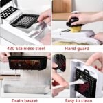 25-in-1 Vegetable Chopper with 13 Blades - Mandoline Slicer -Food Chopper w/Container - Cheese Grater - Veggie Salad Onion Chopper - Kitchen Gadget - Home Essentials - Kitchen Accessories - Image 4