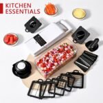 25-in-1 Vegetable Chopper with 13 Blades - Mandoline Slicer -Food Chopper w/Container - Cheese Grater - Veggie Salad Onion Chopper - Kitchen Gadget - Home Essentials - Kitchen Accessories - Image 6