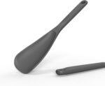 Silicone Cooking Utensils Set - 600°F Heat Resistant, Nonstick Kitchen Utensil Set with Spatulas, Spoons, Whisk, Tongs, BPA Free, Dishwasher Safe (Gray) - Image 4