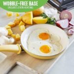 GreenLife Nonstick 8" Frying Pan Skillet, Non-Toxic PFAS-Free Ceramic Nonstick, Dishwasher & Oven Safe, Stay-Cool Handles, Wobble Free, Yellow - Image 7