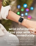 Smart Watch for Women, 1.85"HD Fitness Tracker (Answer/Make Call/Messages), 130+ Sport Modes with 24/7 Heart Rate/Sleep Monitor/Pedometer, IP68 Waterproof, Smartwatche for Android&iOS (Rose Gold) - Image 3