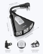 Outdoor WiFi Outlet, Outdoor Plug with 3 Ground Outlets, Compatible with Amazon Alexa, Google Assistant, Remote Control Outdoor Light Timer Outlet Waterproof, FCC Certified - Image 6