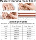 Smart Ring for Women & Men, Smart Rings Health Tracker with Heart Rate, Sleep Monitoring, Long Lasting Battery, IP68 Waterproof Fitness Ring for iOS & Android, No Subscription Fee (Gold, #8) - Image 7
