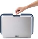 Joseph Joseph Nest 3 Piece Color Coded Cutting Board Set With Storage Stand, Regular - Grey/Blue - Image 3