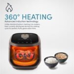 Aroma Housewares Professional 12-Cups (Cooked) / 3Qt. 360° Induction Rice Cooker & Multicooker (ARC-7606B), Black, 12 Cup - Image 3