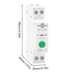 WiFi Smart Switch, 1-63A Adjustable WiFi Circuit Breaker, Smart Life/Tuya APP Remote Control Monitor Voltage Power Energy Usage, Compatible with Alexa Google Home, DIN Rail Mountable - Image 3
