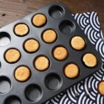 Nonstick 24 Cups Mini Muffin Pan with Extended Handles for Easy Grip, Carbon Steel Steel to Promoted Even Baking, Dishwasher Safe (Black) - Image 5