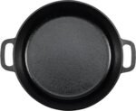 Amazon Basics Pre-Seasoned Cast Iron Dutch Oven Pot with Lid and Dual Handles, Oven Safe, Heavy-Duty, 7-Quart, Round, Black - Image 4