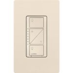 Lutron Caseta Original Smart Dimmer Switch (Lutron Smart Hub Required), for LED Lights, 150 Watt, Single-Pole/3-Way, No Neutral Required, PD-6WCL-LA, Light Almond - Image 3