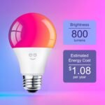 Geeni Prisma Smart Light Bulbs 2-Pack, Color Changing RGBW LED, A19, 800 Lumens, 60W Equivalent, Dimmable, 2700K, Works with Alexa & Google Home - Image 6
