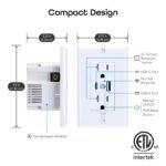 Geeni Current Smart Wi-Fi Outlet with 2 Fast Charge USB Ports (20W USB-C PD & Quick Charge USB-A), Voice Control, No Hub Required, Compatible with Alexa & Google Home - Image 5