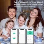 Smart Ring for Women Men, Health Fitness Tracker Ring, IP68 Waterproof Rings, Sleep Ring with Charging Case and Ring Protector, Remote Photography, Family Care, No App Fees(Silver, 7#) - Image 5