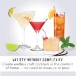 Bartesian Premium Cocktail and Margarita Machine for The Home Bar with Push-Button Simplicity and an Easy to Clean Design (55300) - Image 5