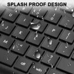 Wireless Keyboard and Mouse Combo, Full-Size Silent Ergonomic Keyboard and Optical Mouse, Long Battery Life, 2.4GHz Lag-Free Cordless Mice Keyboard for Computer, Mac, Laptop, PC, Windows - Image 6