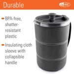 GSI Outdoors, 30 Fl Oz JavaPress, French Press Coffee Maker for Camping and Travel, Graphite - Image 5