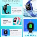 Kids Smart Watch, 4G GPS Tracker Child Phone Smartwatch with WiFi, SMS, Call, Voice Video Chat, Bluetooth, Alarm, Pedometer, Wrist Watch Suitable for 4-16 Boys Girls Birthday Gifts. - Image 6