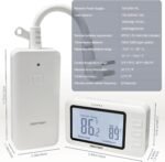 DIGITEN Wireless Thermostat Outlet Temperature Controlled Outlet with Power Cord for Heating and Cooling, Remote Control Plug in Thermostat 1800w for Space Heater, Fan, AC - Image 3