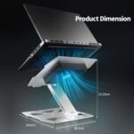 Peltier Laptop Cooler Stand - Thermoelectric Cooling Pad for 12-19" Laptops, Detachable Design with Height/Angle Adjustment, Ultra-Quiet Cooling for Gaming&Office - Image 6