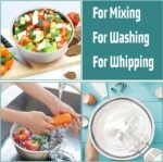 P&P CHEF Mixing Bowls With Lids, Set of 6, Stainless Steel Nesting Mixing Bowls & Fitting Lids & Non-Slip Silicone Bottom, Ideal for Mixing, Storing, Size 0.7/1/1.5/2.5/3/4.6 Qt, Multicolor - Image 6