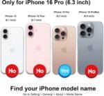 HAOPINSH for iPhone 16 Pro Case Wallet with Card Holder, White Leopard Cheetah Pattern Back Flip Folio PU Leather Kickstand Card Slots Case for Women Girls, Double Shockproof 6.3" - Image 3