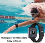 3 Pack Silicone Sport Watch Bands Compatible with GloryFit T80/T70/T60/T50 Smartwatch,22mm Soft Waterproof Quick Release Replacement Strap for GloryFit P99/P98 accessory Women Men - Image 5