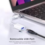 USB C to USB 3.0 Adapter [2 Pack], USB C Male to USB Female OTG Cable Thunderbolt3 to USB Adapter Compatible with MacBook Pro/Air, iPhone 17 Pro Max/17 Plus/17/16/15, Galaxy S24/S23/S22/S21 - Image 4
