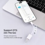 USB C to USB 3.0 Adapter [2 Pack], USB C Male to USB Female OTG Cable Thunderbolt3 to USB Adapter Compatible with MacBook Pro/Air, iPhone 17 Pro Max/17 Plus/17/16/15, Galaxy S24/S23/S22/S21 - Image 6