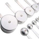 Babish 10-Piece Stainless Steel Measuring Cups and Spoons Set – Heavy-Duty, Rust-Resistant Baking and Cooking Measurement Tools - Image 3