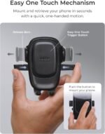 iOttie Easy One Touch Advanced Air Vent Car Phone Mount - Universal Cell Phone Holder for iPhone, Google, Samsung, Moto, LG, and All Other Smartphones - Image 3
