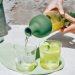 Hario Cold Brew Tea Wine Bottle, 750ml, Olive Green - Image 6