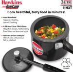 Hawkins Instaa Pressure Cooker, Induction Inner Lid Cooker, Tall Body Hard Anodised Cooker, Best Black Cooker, Black IIH3T 3 Litre - Image 3