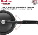 Hawkins Instaa Pressure Cooker, Induction Inner Lid Cooker, Tall Body Hard Anodised Cooker, Best Black Cooker, Black IIH3T 3 Litre - Image 7