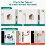 DS10 Pro Keyless Entry Door Lock with APP Control - Fingerprint Electronic Keypad Door Lock, Smart Locks for Front Door, Auto-Lock & One Touch Locking with Bluetooth - Satin Nickel - Image 4