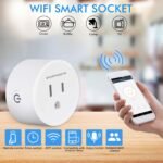 Smart Plug, WiFi Light Switch, Outlet Timer, Amazon Alexa Google Home Voice, APP and Remote Control, Smart Devices, Gadgets, Home Improvement Outlet Extender, 2.4ghz Network, Pack of (1) - Image 5