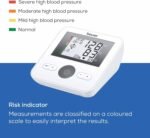 Beurer BM27 Upper Arm Blood Pressure Monitor for Home Use with Automatic Adjustable Cuff, 120 Memory Sets, Irregular Heart Rate Detection, Risk Indicator, and Storage Bag - Image 4