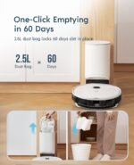 Yeedi vac Station Robot Vacuum and Mop - Self Emptying 3-in-1 Cleaner,200-Min Runtime,3000Pa Suction, Smart Mapping, Carpet Detection, Alexa Compatible, Wi-Fi Connected - Image 3