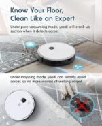 Yeedi vac Station Robot Vacuum and Mop - Self Emptying 3-in-1 Cleaner,200-Min Runtime,3000Pa Suction, Smart Mapping, Carpet Detection, Alexa Compatible, Wi-Fi Connected - Image 5