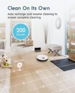Yeedi vac Station Robot Vacuum and Mop - Self Emptying 3-in-1 Cleaner,200-Min Runtime,3000Pa Suction, Smart Mapping, Carpet Detection, Alexa Compatible, Wi-Fi Connected - Image 6