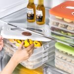 4-Layer Food Storage Containers with Lids Dumpling Storage Box,Good Sealing,Stackable Food Containers - Image 4