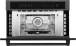 ZLINE 30" 1.6 cu ft. Built-in Convection Microwave Oven in Black Stainless Steel with Speed and Sensor Cooking (MWO-30-BS) - Image 4